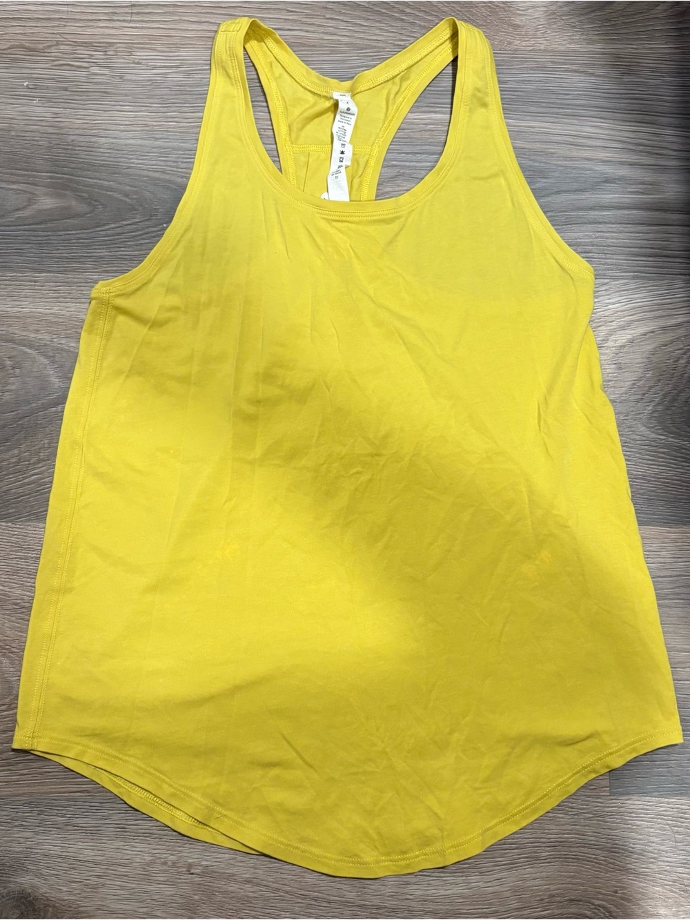 Yellow Lululemon Love Pleated Tank Top
